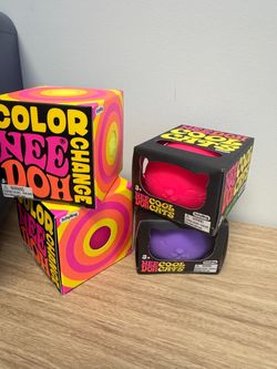 Schylling Nee Doh Squish Toys Bundle of 4