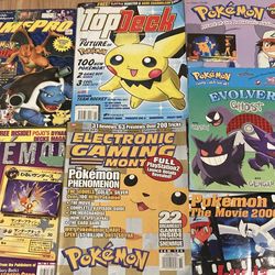 Vintage Pokemon Lot - book magazines collectible