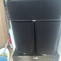 Used B&W Series 3 Speakers- Left, Right & Center 
