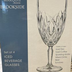 Beverage Glasses 4 New