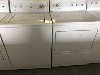 Super Capacity Washer Dryer Pair