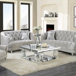 Brand New Super Elegant Comfy Velvet Sofa Loveseat 
