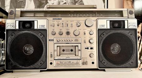 Old School 1981' Sanyo MX920 Ghettoblaster Works Perfect