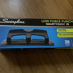 Swingline Low Force Punch Smarttouch 20 Brand New $10