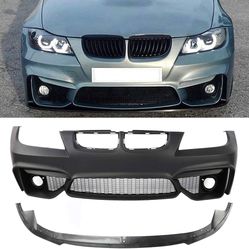 PENSUN F80 M3 M4 Style Front Bumper Fit for 2006-2008 BMW E90/E91 3-Series Sedan (not Fit M4 M3)