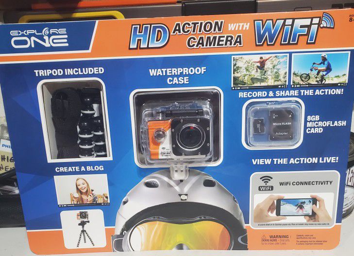 Explore One HD Action Camera W/ Wifi