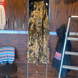 Cabelas Fleece Camo Overalls. 