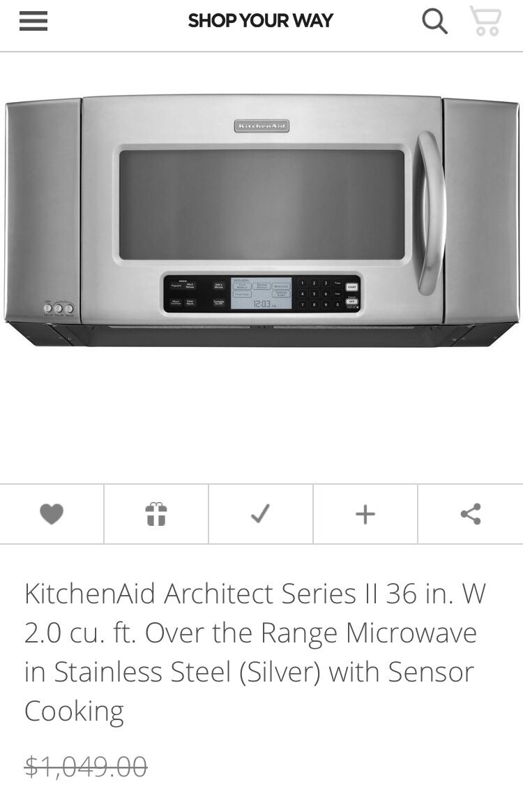 KitchenAid Microwave