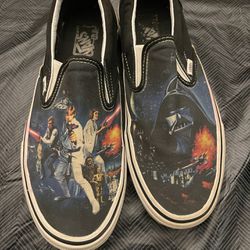 acceleration betale Forbandet Star Wars A NEW HOPE Vans Shoes Size 9.5 Rare Classic Slip-on for Sale in  Fresno, CA - OfferUp
