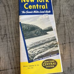 New York Central Timetable 