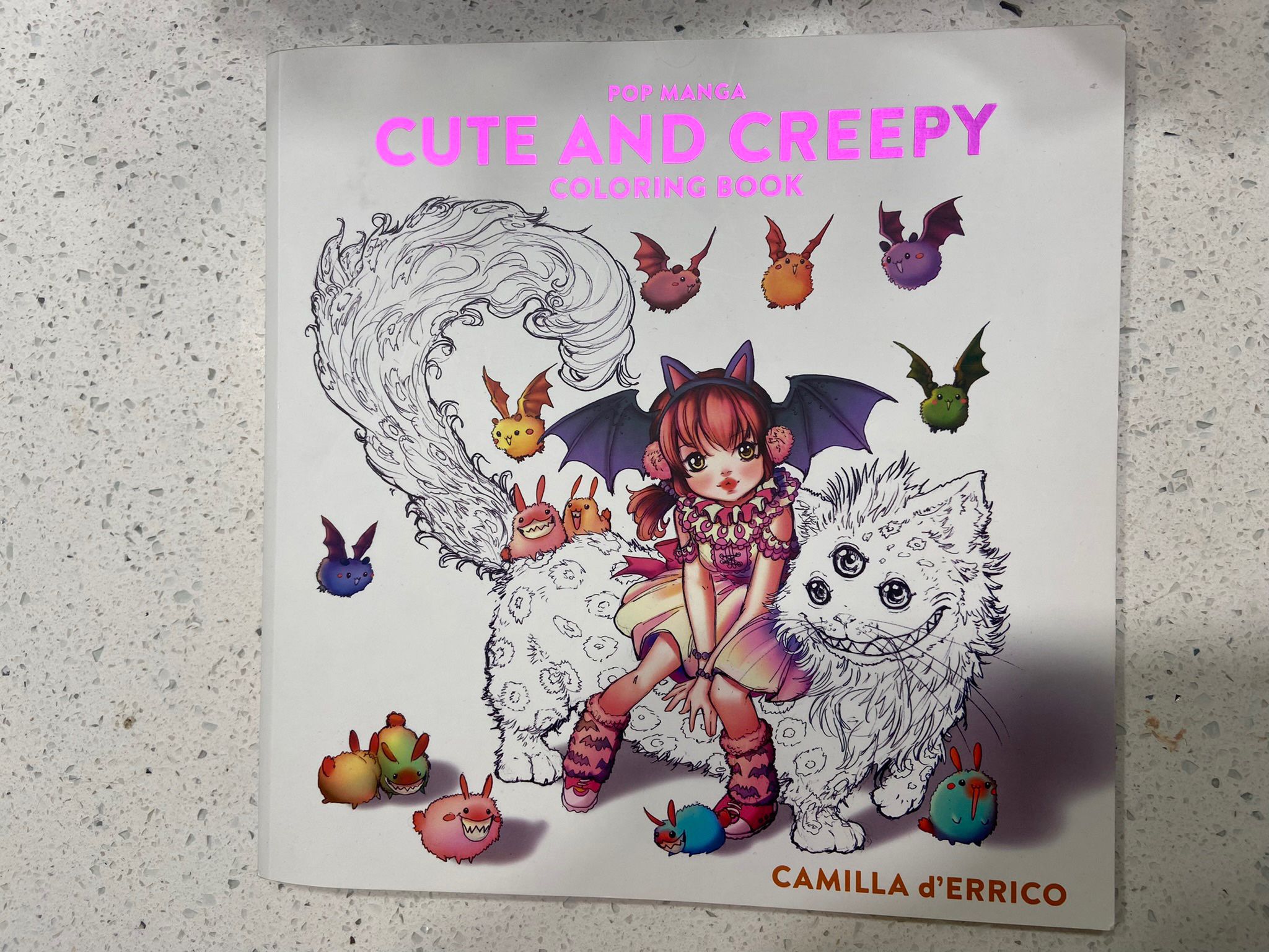 “Cute & Creepy” Adult Coloring Book!