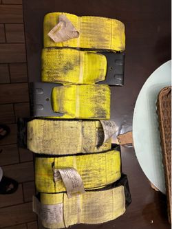Flatbed trailer straps 4” by30’