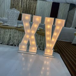 Marquee Letters And Numbers