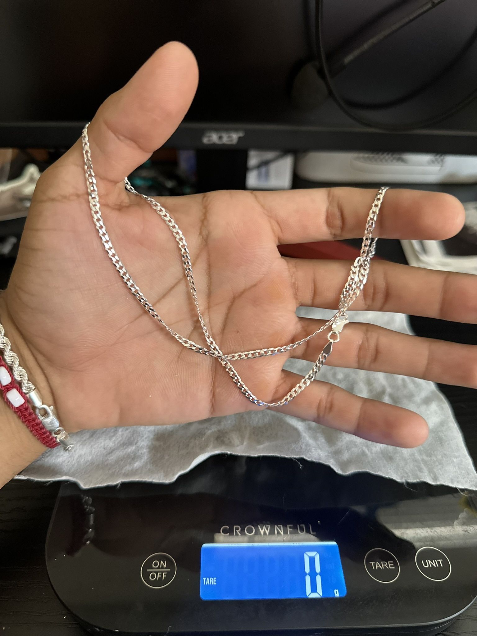 925 Silver Cuban Chain