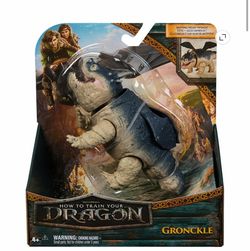 NEW DreamWorks Grondle Action Figure One Size Blue Beige