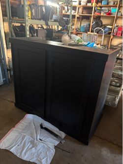 120 gallon fish tank, stand and canopy