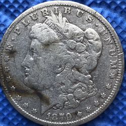 1879-P 90% Silver Morgan Silver Dollar