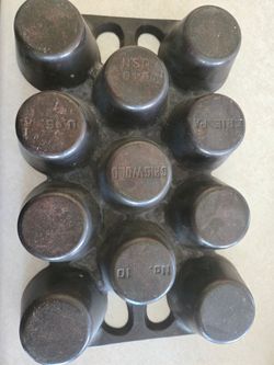 Cast iron muffin pan. Griswold