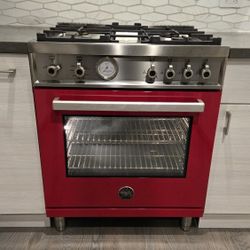 30" Bertazonni Range in Red Taking Offers