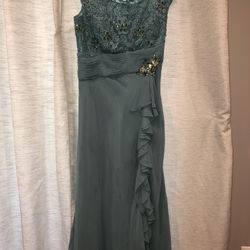 Beautiful Aqua Evening Dress