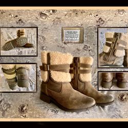 ugg womens blayre iii buckle sheepskin boots 1095153