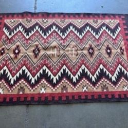 Antique Navajo Rug Hand Woven