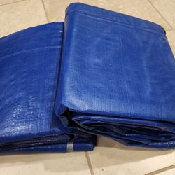 ~~~ 2 NEW Heavy Duty TARPS 12 X 16 ~~~ 2 LONAS NUEVAS