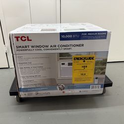 TCL 10k BTU Smart Window Air Conditioner, Fan & Dehumidifier. Works. With Alexa & Come With Remote Control 