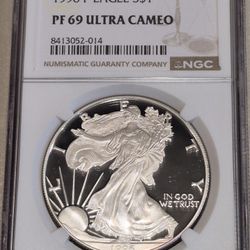 1996-P American Eagle NGC PF 69 Ultra Cameo