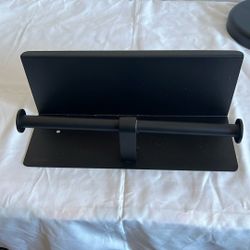 Toilet Paper Holder With Shelf Mega Rolls Wall Mounted