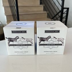 Beekman 1802 Whipped Body Cream - Fragrance Free x 2