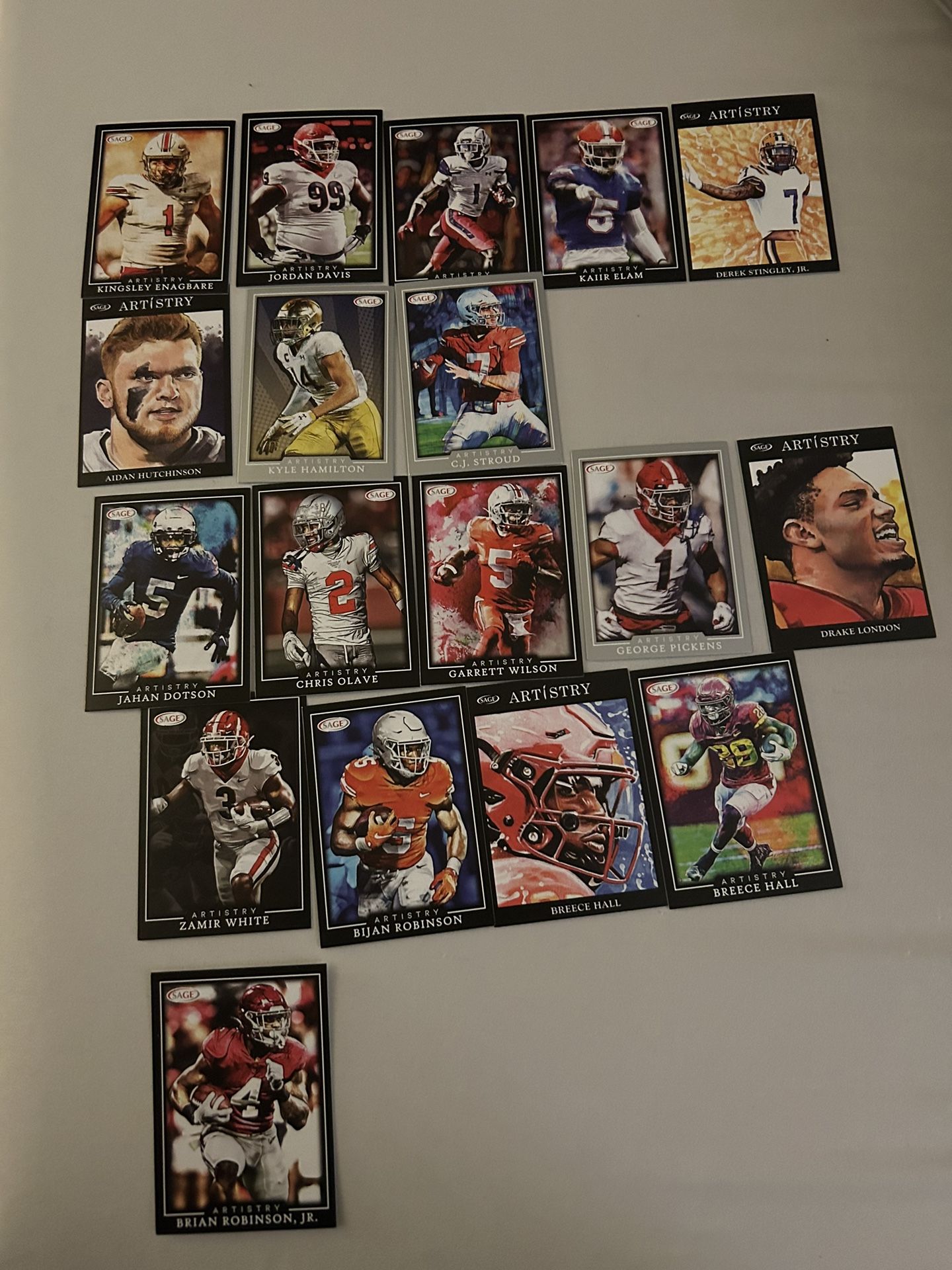 Sage 2022 Football Cards