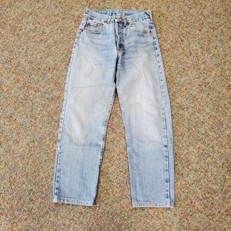 Levi's 501 30x32 Vintage 90's Distressed Crotch Intact Good Fading