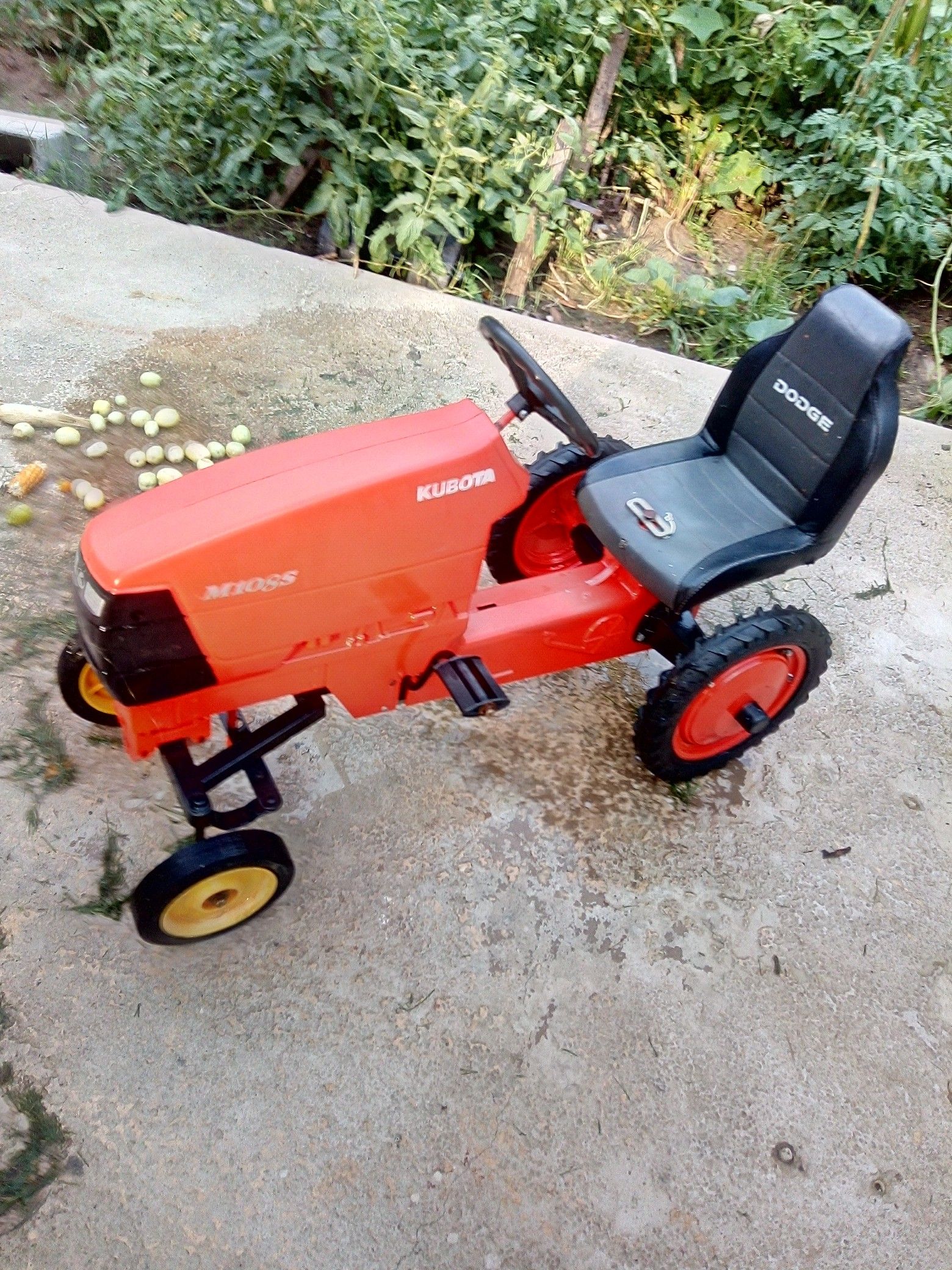 Kabota tractor pedal toy