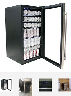 Whynter 17 in. 117 (12 oz.) Can Cooler in Stainless Steel