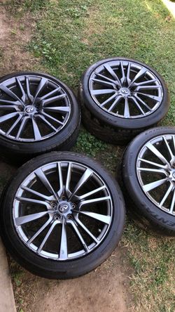 19 inch infinity red q50 red sport rims