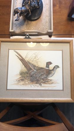For pheasant lovers 18 x 22” framed