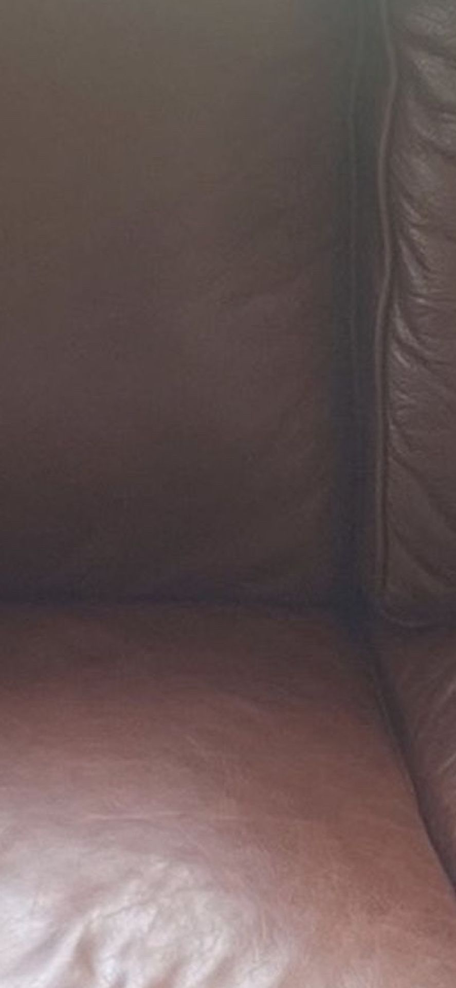 Leather 3 Seater Sofa in Good Condition and Very Comfortable 