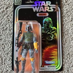 BOBA FETT STAR WARS BLACK SERIES SDCC EXCLUSIVE 40th ANNIVERSARY SEALED Kenner