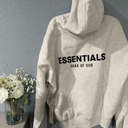 Essentials Hoodies light Oatmea 