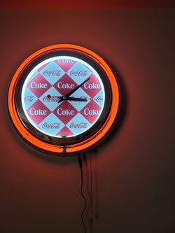 like new Coca-Cola clock