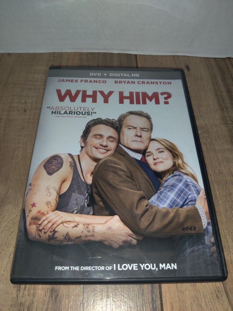 Why Him? On DVD With James Franco Comedy. Packaging has some wear from age and use. Sold as is.