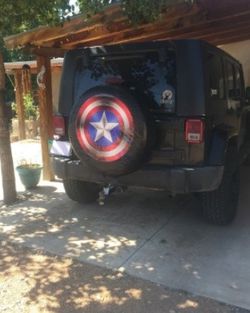 Captain America Tire Cover