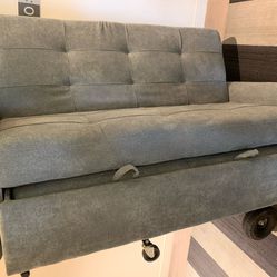 (Read Desc, sizes Updated ) Grey Couch 