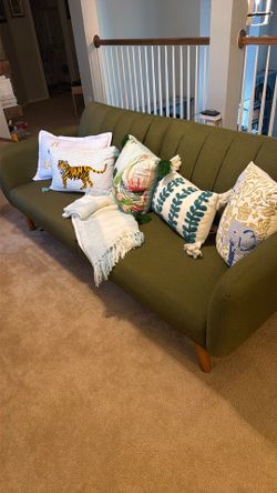 Furniture Set : Sofa, Tables, Chest, Chair, Mirrors, Lamps, Decor