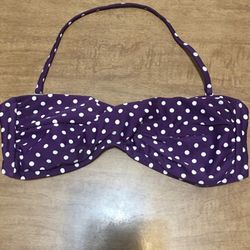 Target brand polka dots Bikini Top size small