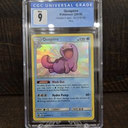 CGC Mint 9 Quagsire Pokemon 2019 Hidden Fates SV10/SV94 Shiny Vault Holo