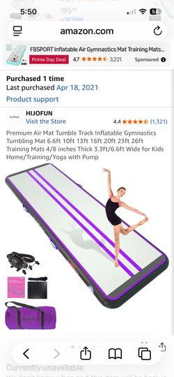 Tumble Track for dance or acro in Yorba Linda
