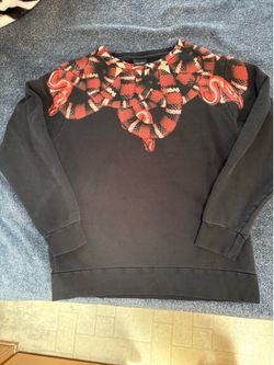 Marcelo Burlon County of Milan “Red Snake” Print Sweatshirt