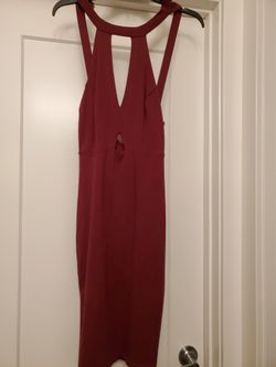 Windsor Dress - Burgundy